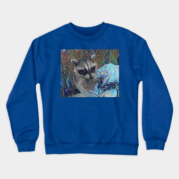 Rocky The Trash Panda Crewneck Sweatshirt by ninasilver